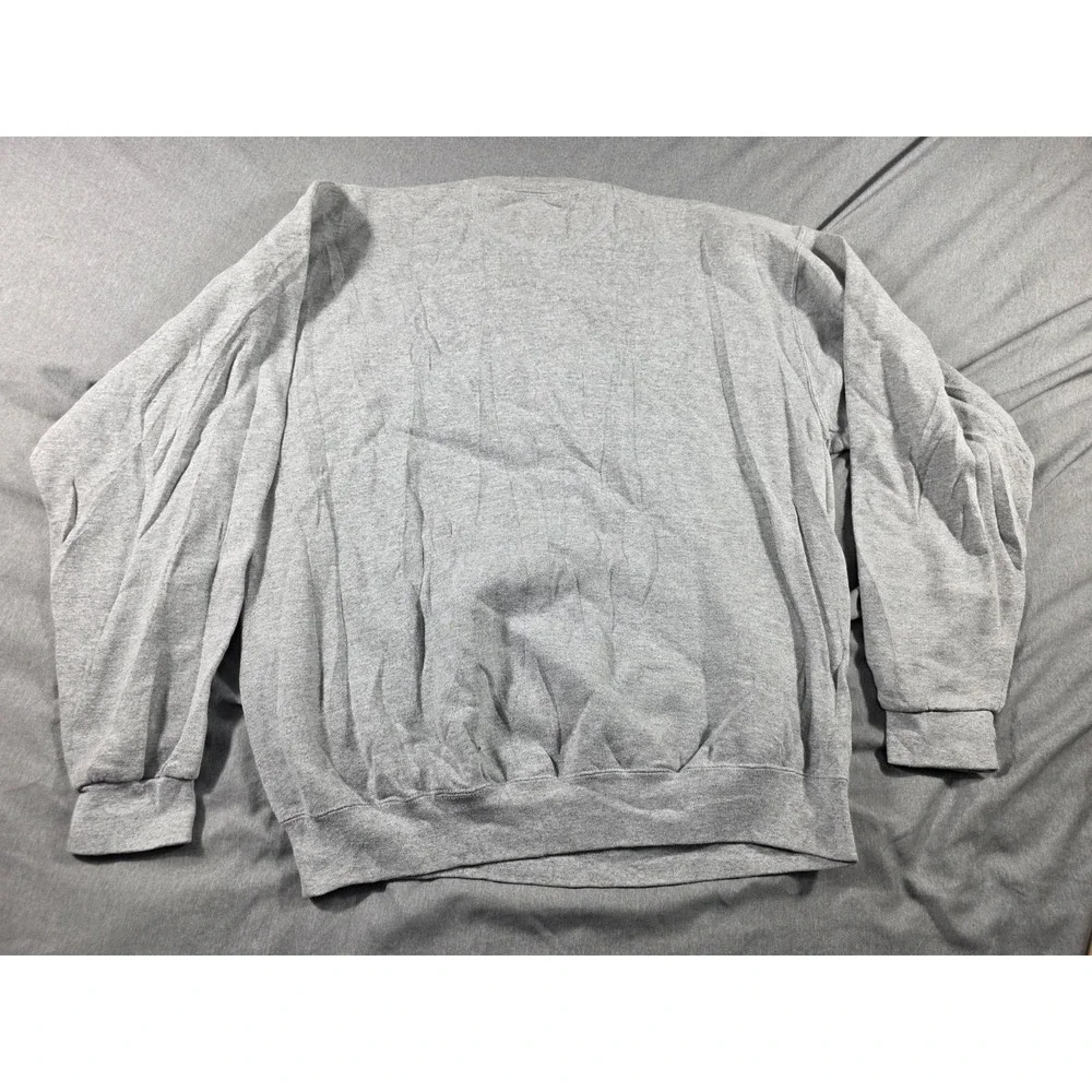 VTG University of Illinois Alumni Sweatshirt XL Pullover‎ 1/4 Zip DISTRESSED